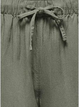 Calças verdes Only Goa para mulher.