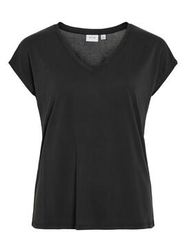 Camisola preta Vila Vimodala para mulher.