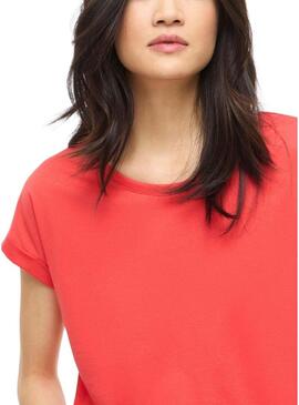 Camiseta Vila Vidreamers coral para mulher.