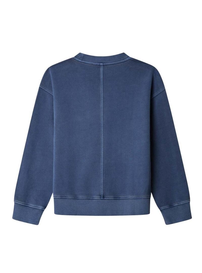 Moletom Pepe Jeans William azul índigo para menino.