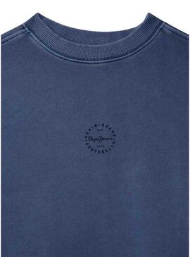 Moletom Pepe Jeans William azul índigo para menino.