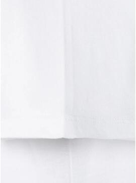 Camiseta Pepe Jeans Ash com estampado gráfico branco para menino.