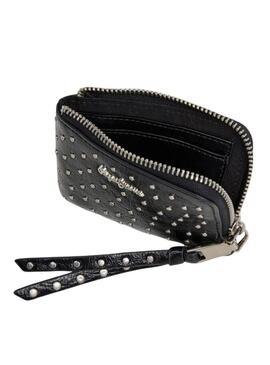 Carteira Pepe Jeans Dahlia preta para mulher.