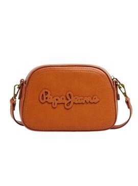 Bolsa Pepe Jeans Danara marrom para mulher