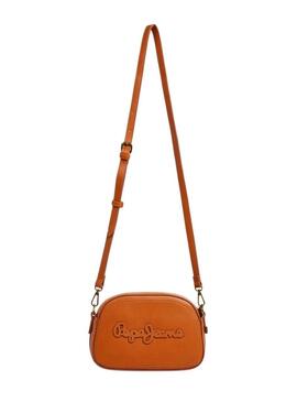 Bolsa Pepe Jeans Danara marrom para mulher