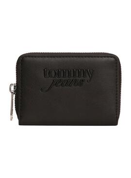Carteira Tommy Jeans Must small preta para mulher