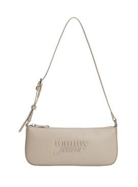 Bolsa Tommy Jeans Must Shoulder bege para mulher