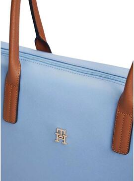 Bolsa Tommy Hilfiger Popette azul para mulher.