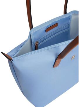 Bolsa Tommy Hilfiger Popette azul para mulher.