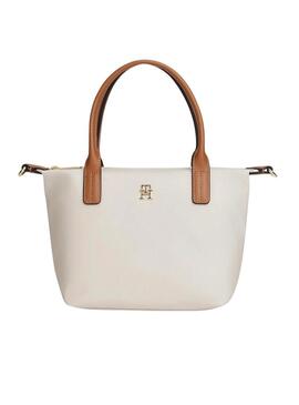 Bolsa Tommy Hilfiger Popette mini branca para mulher.