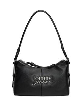 Bolsa Tommy Jeans Bold preta para mulher