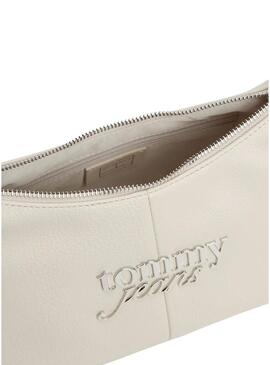 Bolsa Tommy Jeans Bold branca para mulher