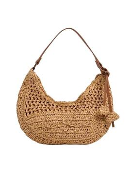 Bolsa de rafia Pepe Jeans Ziggy Balm para mulher.