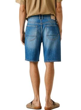 Bermudas Pepe Jeans Camden azul para homem.