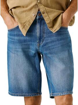Bermudas Pepe Jeans Camden azul para homem.