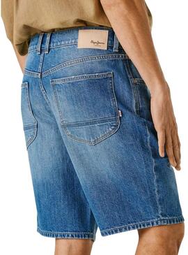 Bermudas Pepe Jeans Camden azul para homem.
