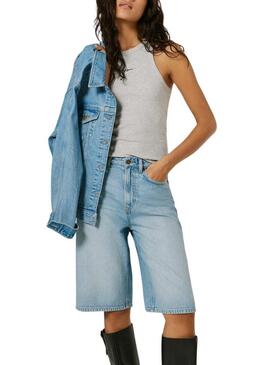 Bermudas Pepe Jeans Lexa denim para mulher.