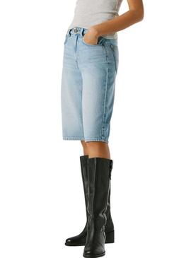 Bermudas Pepe Jeans Lexa denim para mulher.