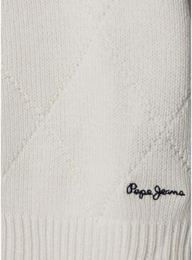Camisola Pepe Jeans Florence branca para menina