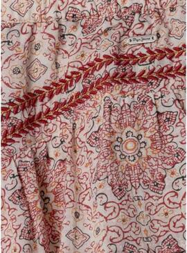 Shorts Pepe Jeans Hella com estampa floral para menina.