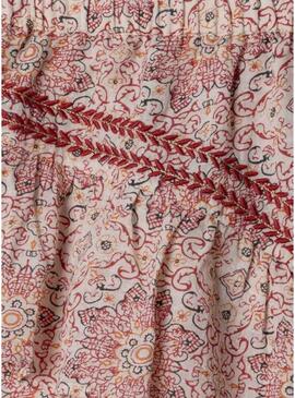 Shorts Pepe Jeans Hella com estampa floral para menina.