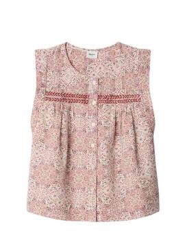 Top Pepe Jeans Hella com estampa floral para menina.