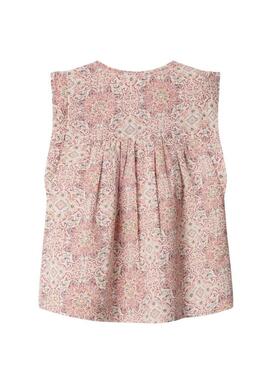 Top Pepe Jeans Hella com estampa floral para menina.