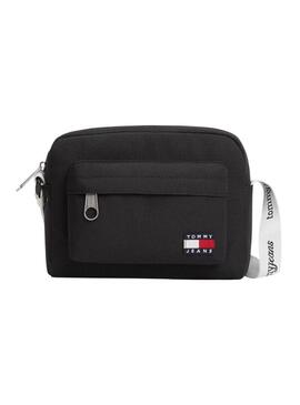 Bolsa transversal Tommy Jeans Essential preta para mulher