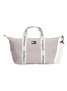 Bolsa Tommy Jeans Essential Mini tote bege para mulher