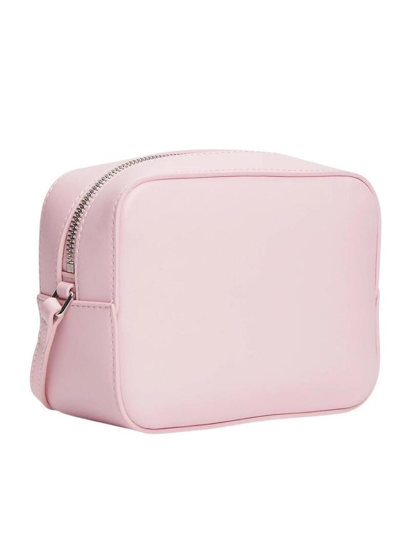 Bolsa Tommy Jeans Must Camera rosa para mujer.