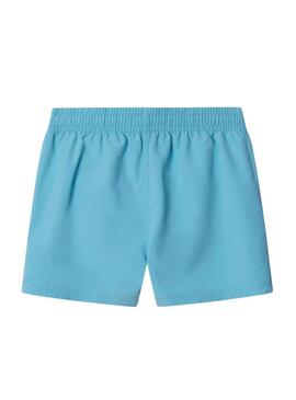 Roupa de banho Pepe Jeans com logotipo estampado azul para menino.