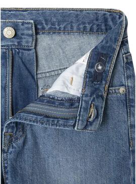 Bermuda de ganga azul para menino Pepe Jeans.