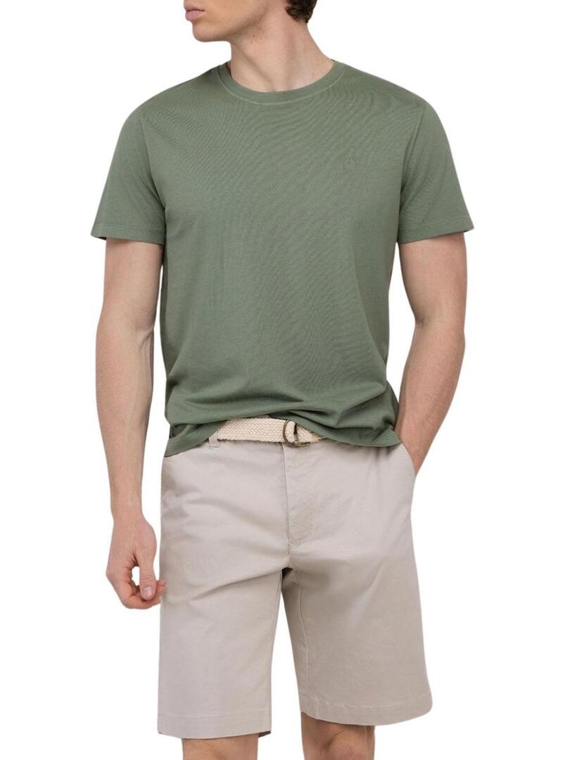 Camiseta El Ganso Dyed verde para homem