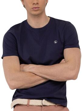 Camisa El Ganso Dyed azul marinho para homem.