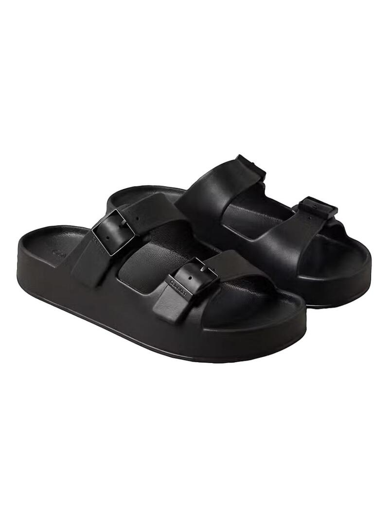 Sandálias Calvin Klein Jeans Ergon preto para homem.