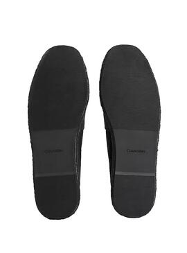 Alpargatas Calvin Klein Jeans Espadrille preto para homem.