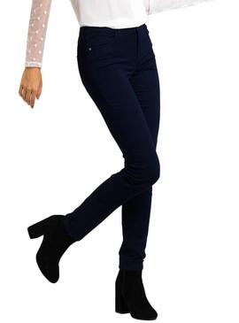 Calça Naf Naf Navy Skinny Para Mulher
