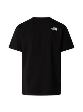 Camiseta The North Face Line preta para homem.