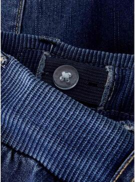 Calça de ganga Name It Ben azul escuro para menino