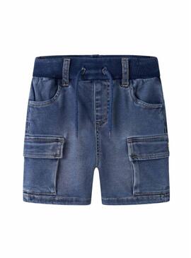 Bermudas denim Name It Ben azul para menino.
