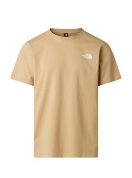 Camiseta The North Face Denali bege para homem.
