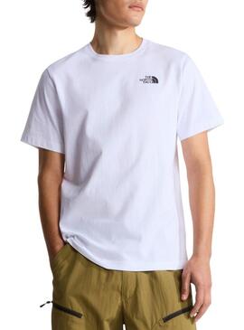 Camiseta The North Face Denali branca para homem.