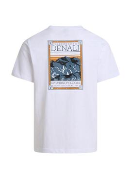 Camiseta The North Face Denali branca para homem.