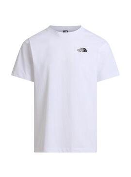 Camiseta The North Face Denali branca para homem.