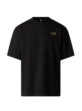 Camiseta The North Face Plant and Flora preta para homem.