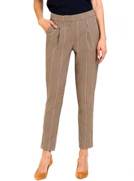 calça Naf Naf Tan Frames para Mulher