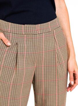 calça Naf Naf Tan Frames para Mulher