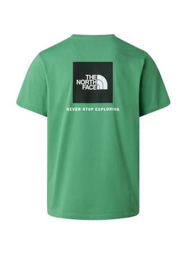 Camiseta The North Face Evo box verde para homem.