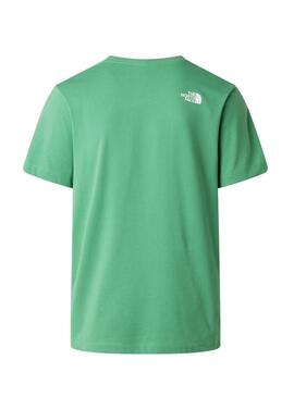 Camiseta The North Face Evo verde para homem.