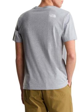 Camiseta The North Face Evo cinza para homem